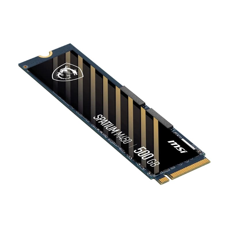 حافظه اس اس دی اینترنال ام اس ای مدل MSI SPATIUM M450 M.2 با ظرفیت 500 گیگابایت