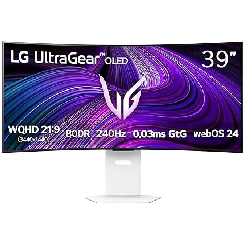 مانیتور مخصوص بازی ال جی مدل LG 39GX90SA-W سایز 39 اینچ منحنی