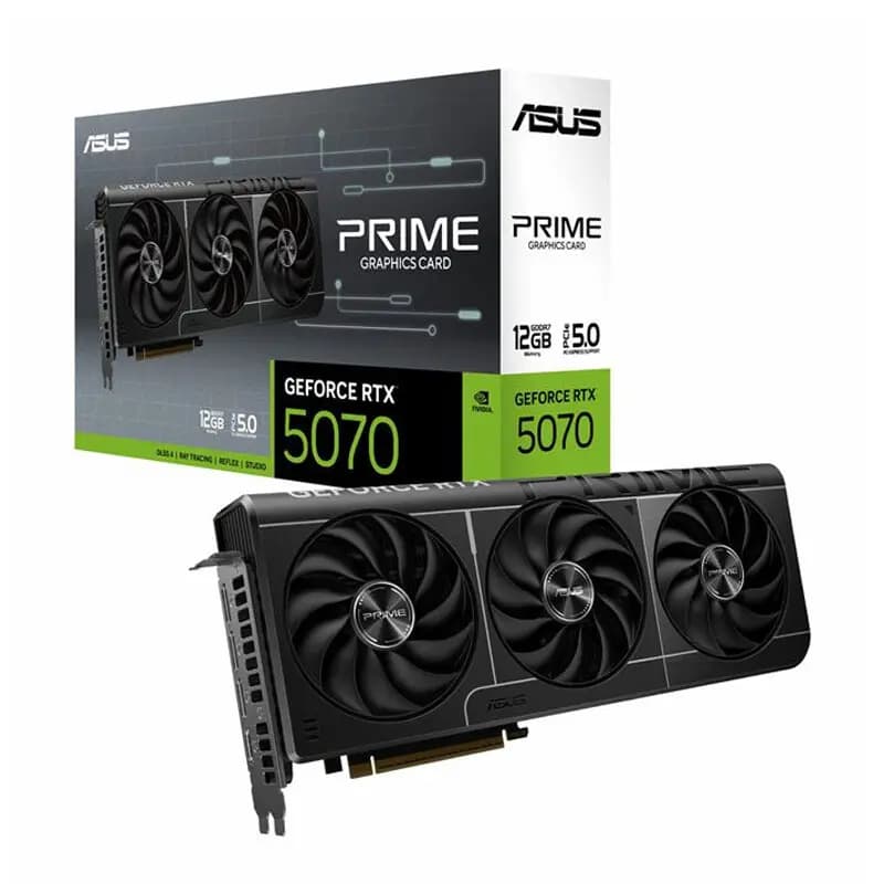 کارت گرافیک ایسوس مدل PRIME GeForce RTX5070 12GB GDDR6X OC Edition
