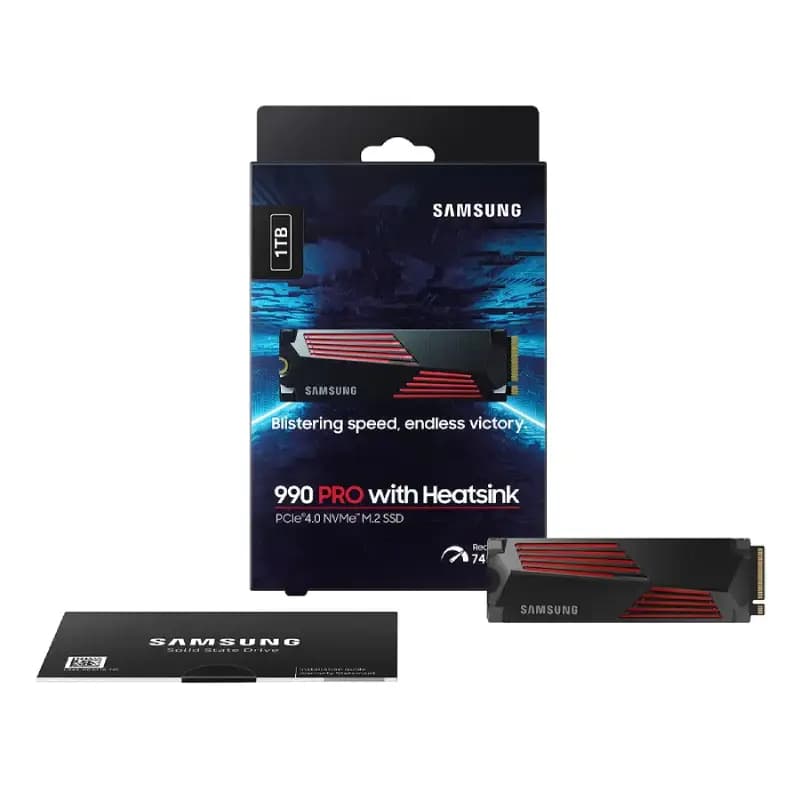 حافظه اس اس دی اینترنال سامسونگ 990PRO Heatsink با ظرفیت 1 ترابایت