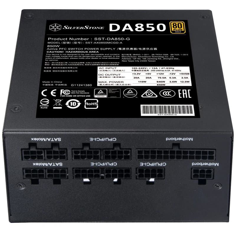 پاور کامپیوتر سیلوراستون مدل SST-DA850-G