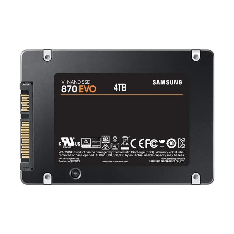 حافظه اس اس دی اینترنال سامسونگ مدل Samsung EVO 870 با ظرفیت 4 ترابایت