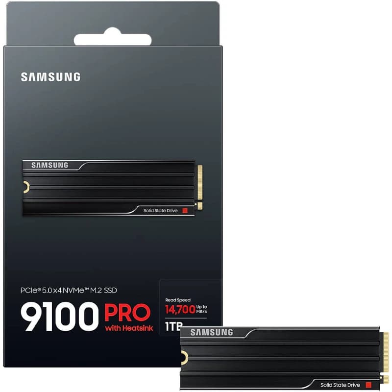حافظه اس اس دی اینترنال سامسونگ Samsung 9100 Pro Heatsink با ظرفیت 1 ترابایت