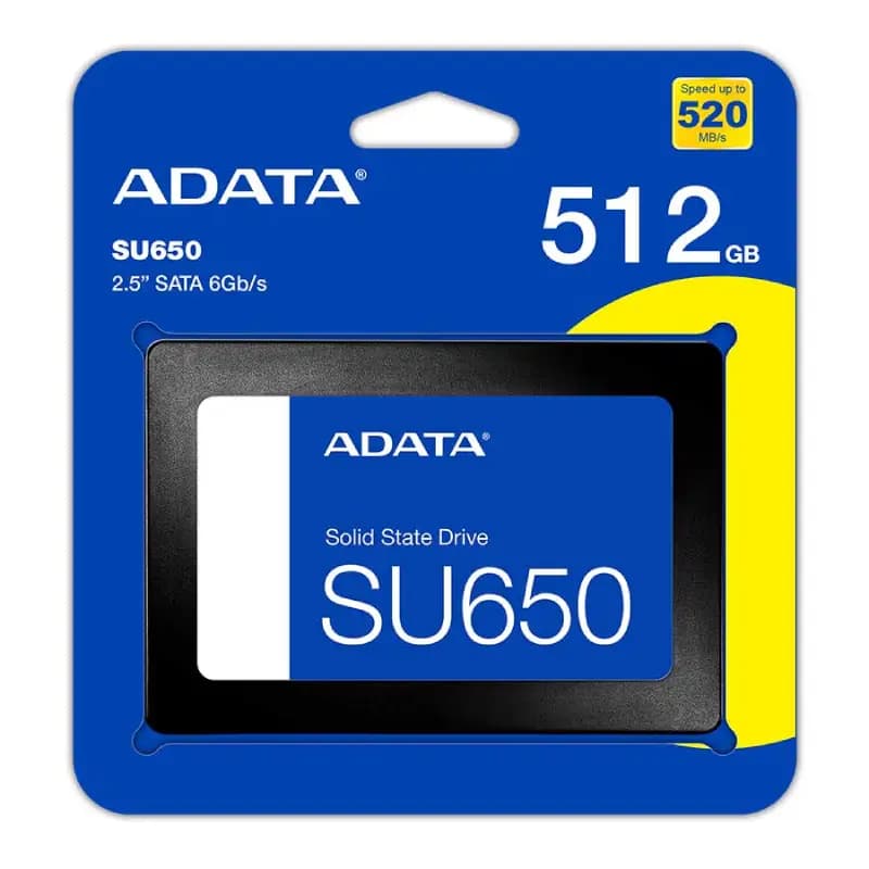حافظه اس اس دی اینترنال ای دیتا SU650 با ظرفیت 512 گیگابایت