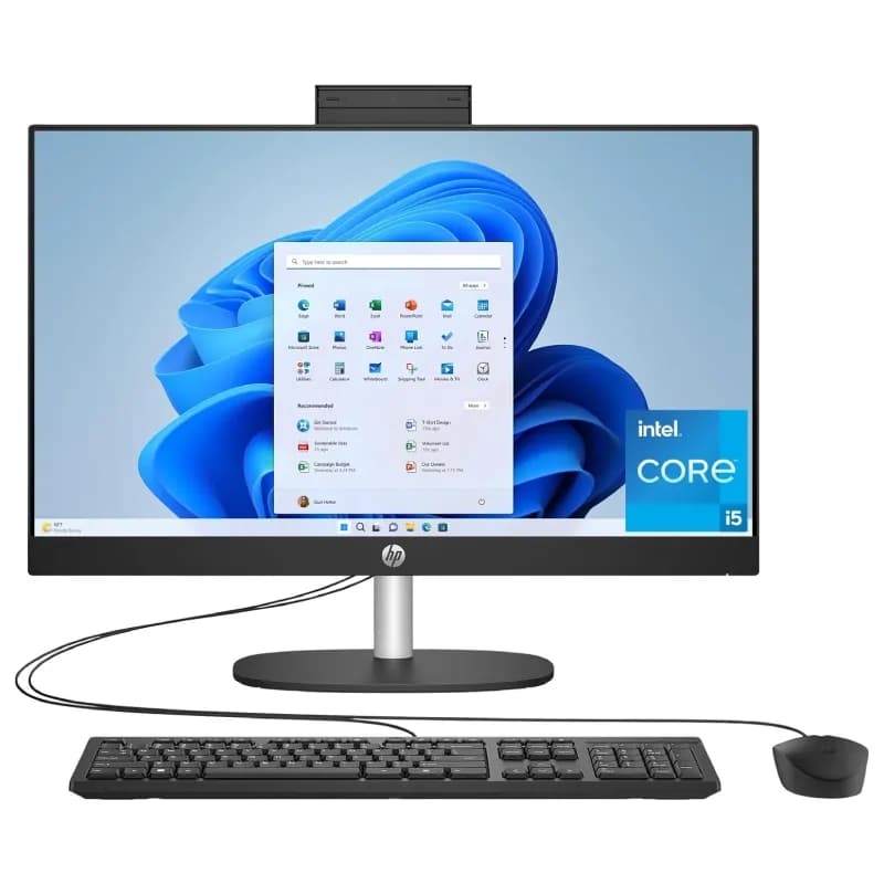 کامپیوتر آل ‌این ‌وان اچ ‌پی ۲۴ اینچی مدل HP 24-CR0324NH i5 8GB 512GB SSD Intel UHD