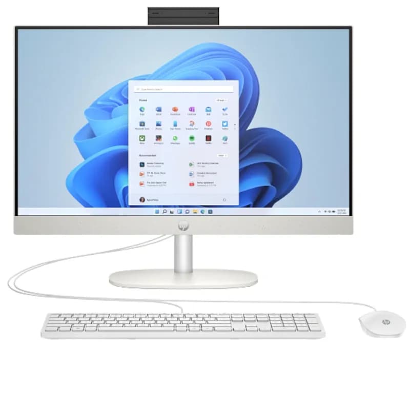کامپیوتر آل این وان اچ پی ۲۴ اینچی مدل HP 24-CR0115D i5-1355U 8GB 512GB SSD Intel UHD