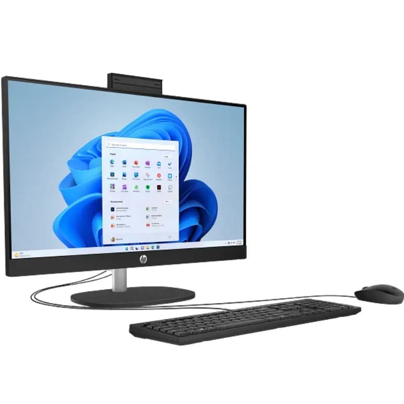 کامپیوتر آل ‌این ‌وان اچ ‌پی ۲۴ اینچی مدل HP 24-CR0258NH i7 16GB 512GB SSD Intel UHD