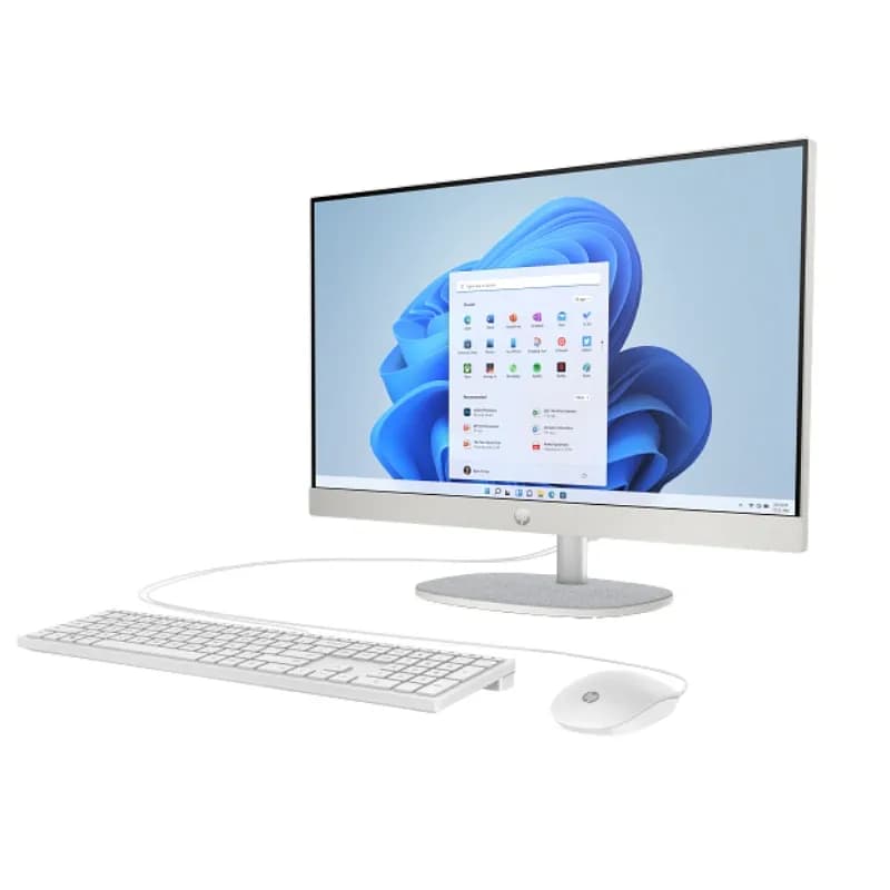 کامپیوتر آل ‌این ‌وان اچ ‌پی ۲۴ اینچی مدل HP 24-CR0307NH i5 8GB 512GB SSD Intel UHD