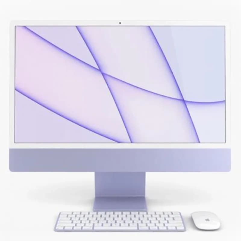 کامپیوتر آل این وان اپل ۲۴ اینچی مدل iMac MGPL3 M1 8GB 512GB SSD