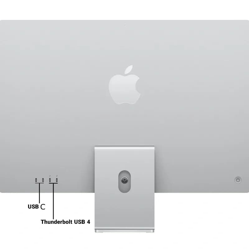کامپیوتر آل این وان اپل ۲۴ اینچی مدل iMac MQRJ3 M3 8GB 256GB SSD