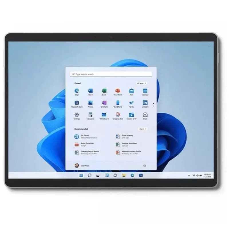 لپ تاپ ۱۳ اینچی مایکروسافت مدل Surface Pro 8 i5 16GB 256GB SSD Intel Iris Xe اپن باکس