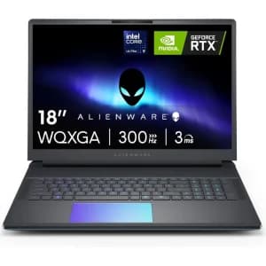 لپ تاپ 18 اینچی دل مدل Alienware 18 Area-51 Core Ultra 9 32GB 1TB SSD 16GB 16GB RTX 5080
