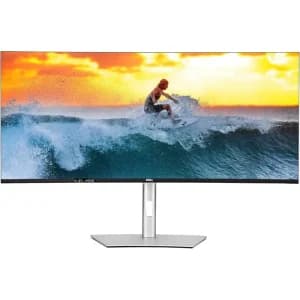 مانیتور دل مدل Dell UltraSharp U4025QW سایز 40 اینچ منحنی