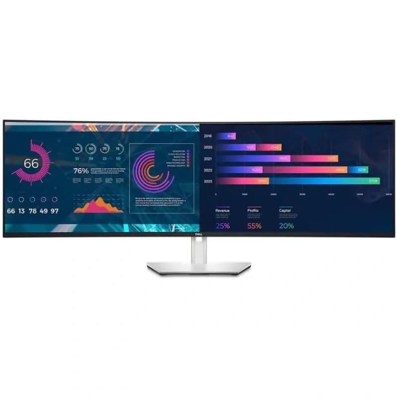 مانیتور دل مدل Dell UltraSharp U4924DW سایز 49 اینچ منحنی