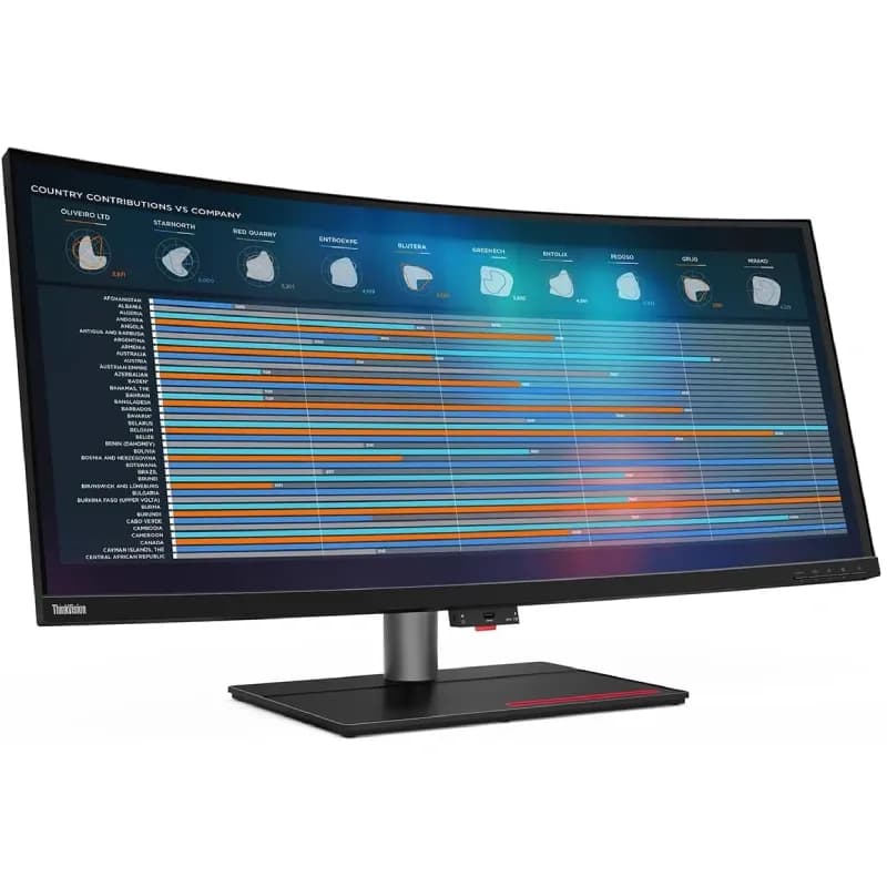 مانیتور 39.7 اینچی لنوو مدل ThinkVision P40w-20