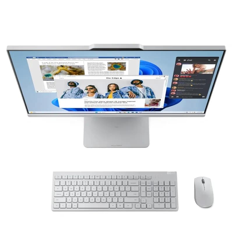 کامپیوتر آل این وان لنوو 23.8 اینچی مدل IdeaCentre AIO 24IRH9 A390 i3 8GB RAM 512GB SSD Intel UHD