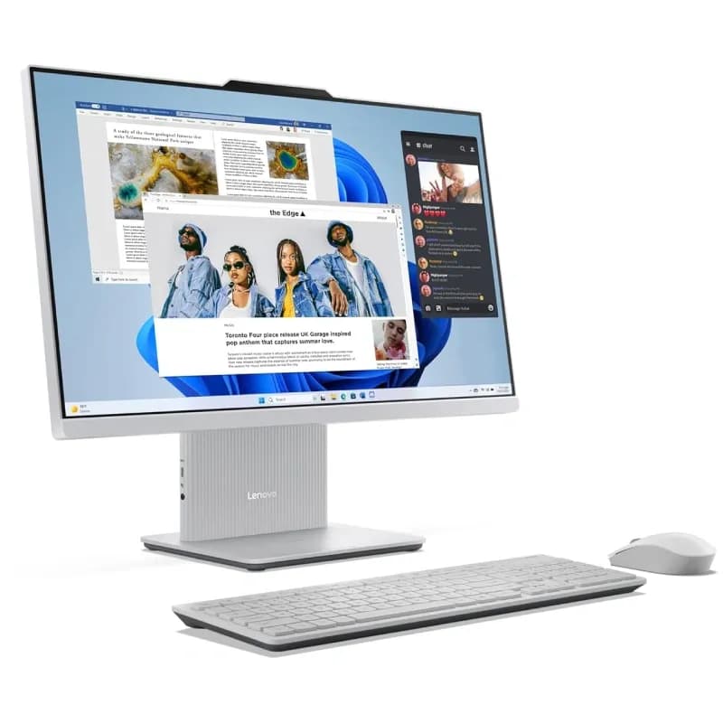 کامپیوتر آل این وان لنوو 23.8 اینچی مدل IdeaCentre AIO 24IRH9 A390 i3 8GB RAM 512GB SSD Intel UHD