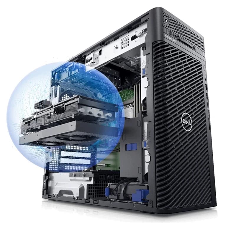 کیس کامپیوتر دل مدل Precision 3660 Tower i9 32GB 512GB SSD 16GB Quadro RTX A4000