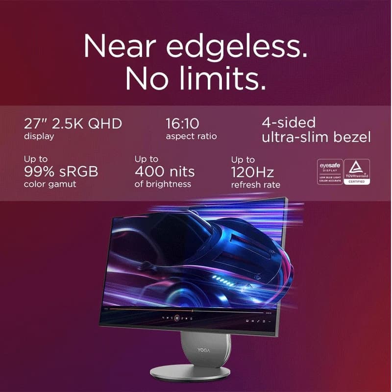 کامپیوتر آل این وان لمسی لنوو 27 اینچی مدل Yoga Aio 27 Core Ultra 9 32GB 512GB SSD 8GB RTX 4050