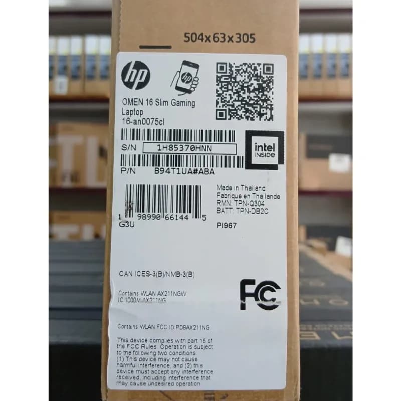 لپ تاپ 16 اینچی اچ‌ پی مدل OMEN 16S 16‑AN0075CL Core Ultra 9 32GB 1TB SSD 8GB RTX 5070