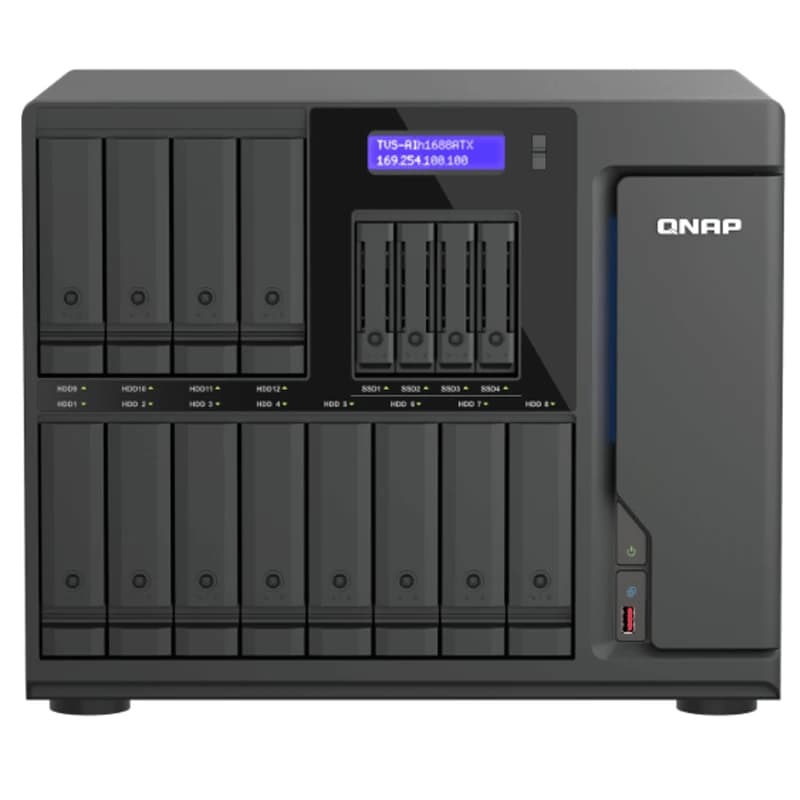 ذخیره ساز تحت شبکه کیونپ مدل TVS-AIh1688ATX-U9-48G