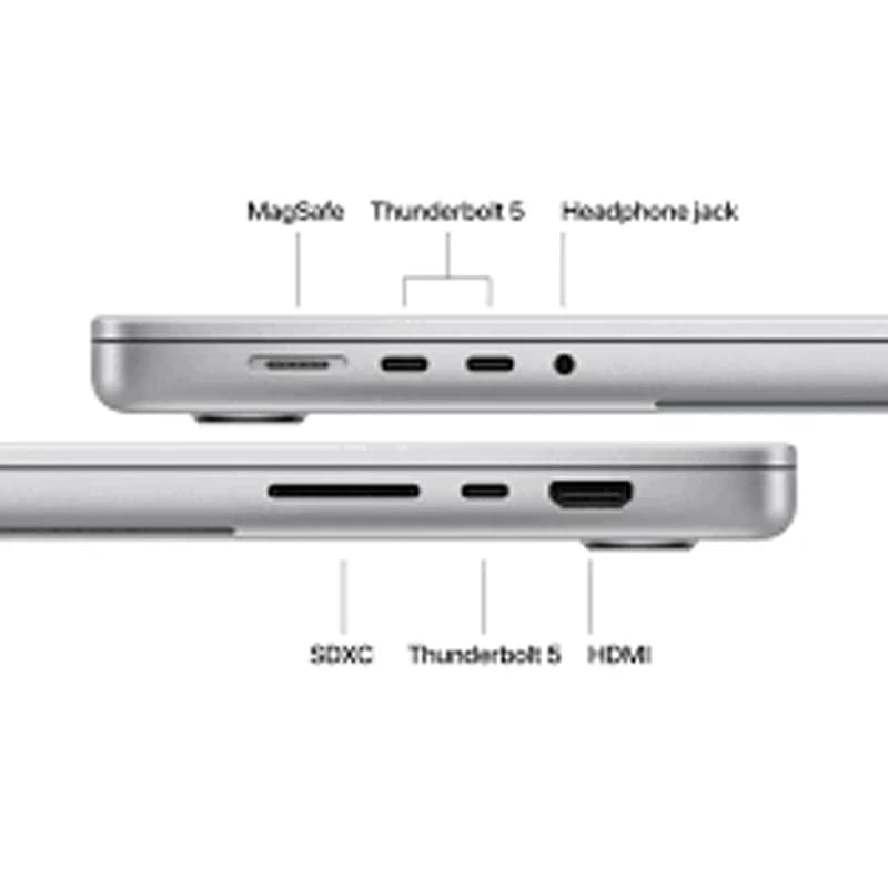 لپ تاپ 14.2 اینچی اپل مدل MacBook Pro MJLV4 M5 Pro (15C/16C) 24GB 2TB SSD