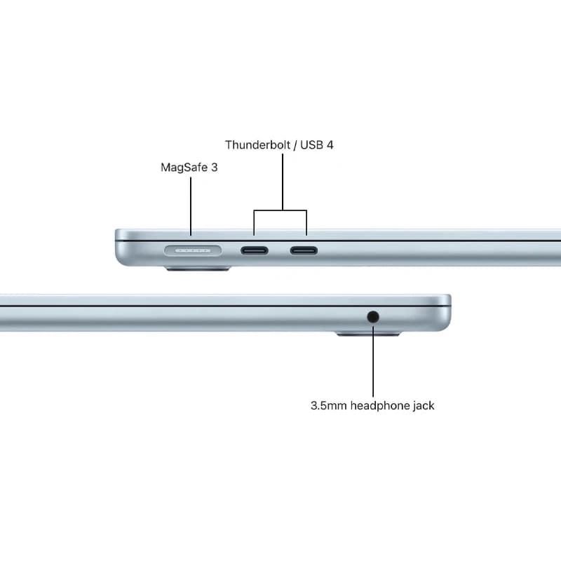 لپ تاپ 15 اینچی اپل مدل MacBook Air MC7C4 M4 (10C/10C) 16GB 512GB SSD
