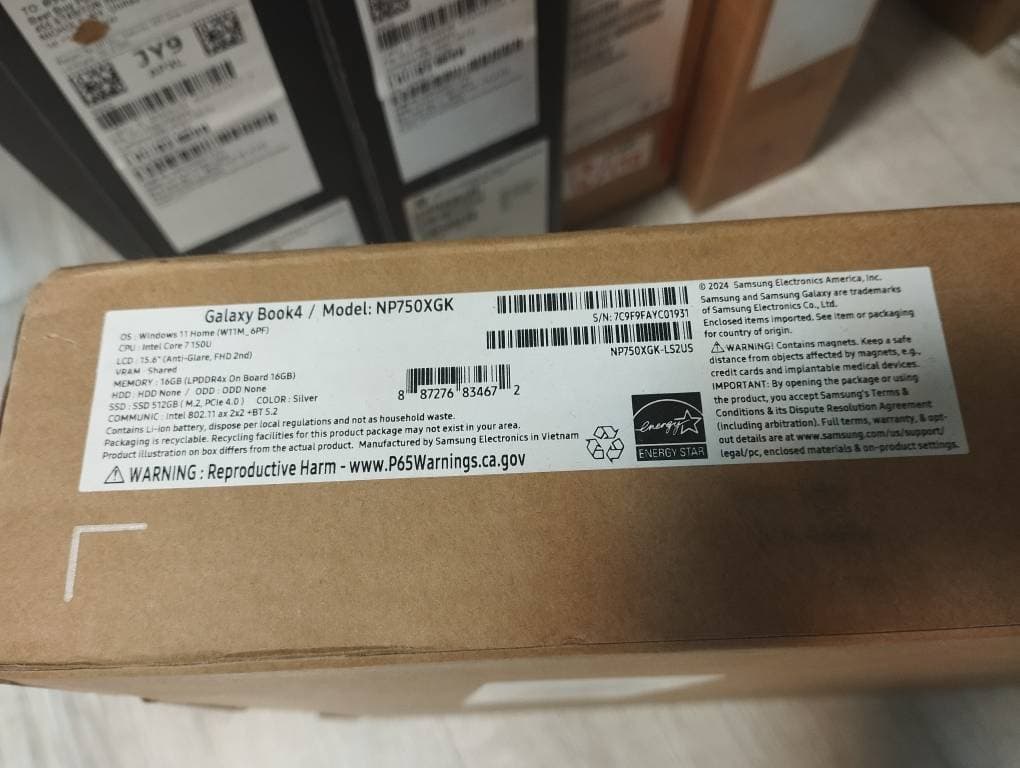 لپ تاپ 15.6 اینچی سامسونگ مدل Galaxy Book 4 NP750QGK Core 7-150U 16GB 512GB SSD Intel