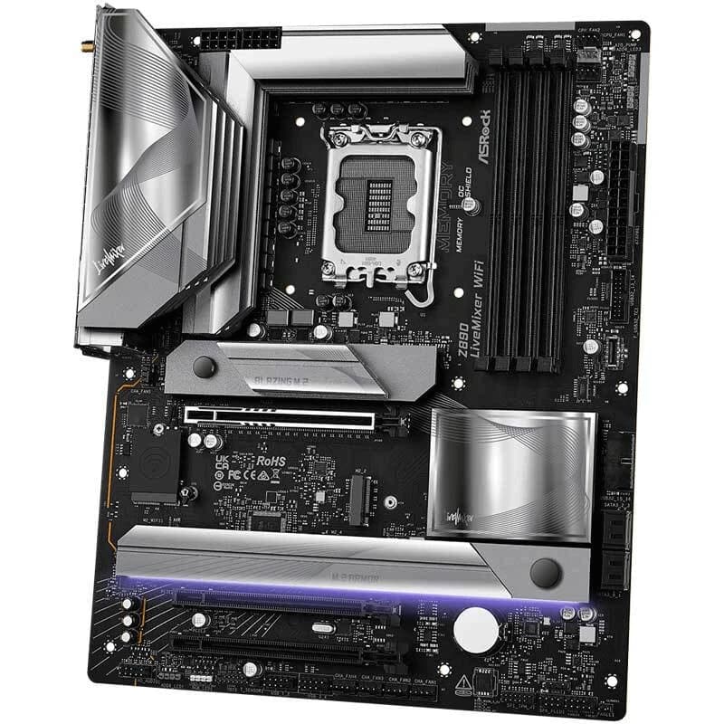 مادربرد ازراک Z890 LiveMixer WiFi DDR5