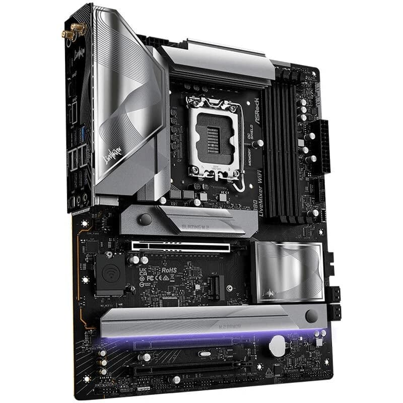 مادربرد ازراک Z890 LiveMixer WiFi DDR5