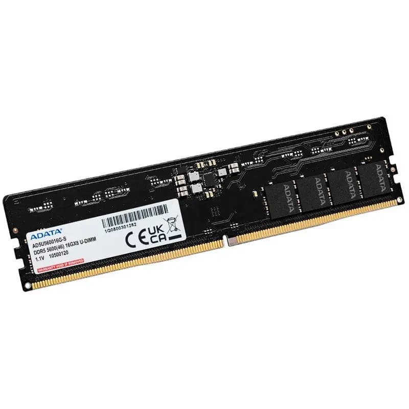 رم کامپیوتر ای دیتا مدل Premier DDR5 ظرفیت 16 گیگابایت (1×16GB) فرکانس 5600MHz تایمینگ CL46