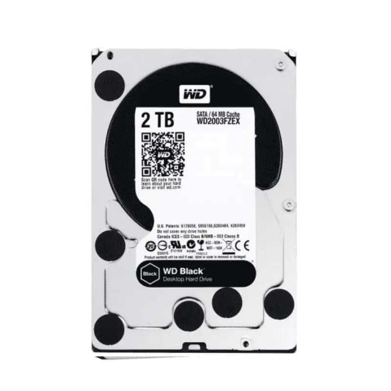 هارد دیسک اینترنال وسترن دیجیتال مشکی 2TB