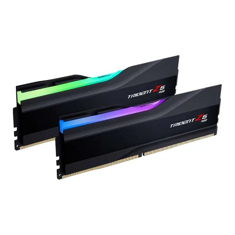 رم کامپیوتر جی اسکیل مدل Trident Z5 RGB DDR5 ظرفیت 32 گیگابایت (2×16GB) فرکانس 6000MHz تایمینگ CL30