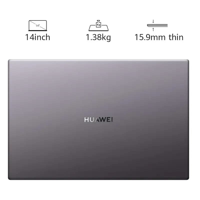 لپ تاپ 14 اینچی هواوی مدل MateBook D 14 i5 10210U 8GB 512GB SSD 2GB MX250
