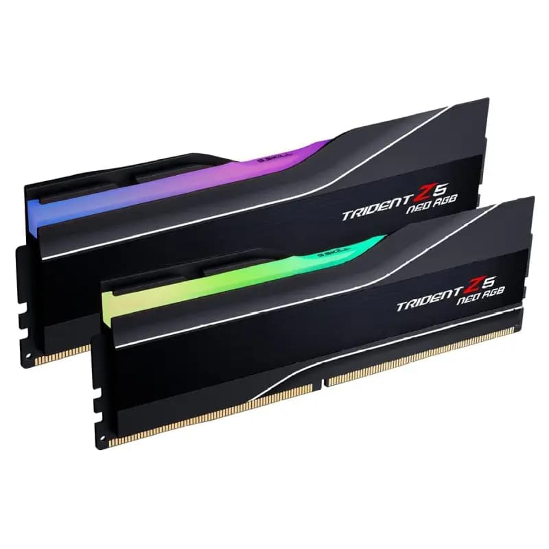 رم کامپیوتر جی اسکیل مدل Trident Z5 Neo RGB DDR5 ظرفیت 32 گیگابایت (2×16GB) فرکانس 6000MHz تایمینگ CL30