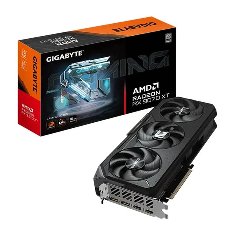 کارت گرافیک گیگابایت مدل GAMING Radeon RX 9070 XT OC 16GB