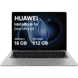 لپ تاپ 14.2 اینچی هواوی مدل MateBook 14 Core Ultra 5 125H 16GB 512GB SSD Intel Arc