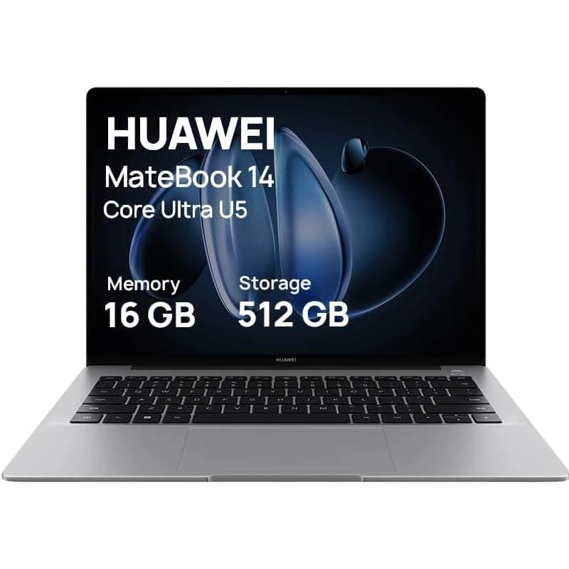لپ تاپ 14.2 اینچی هواوی مدل MateBook 14 Core Ultra 5 125H 16GB 512GB SSD Intel Arc