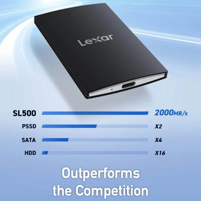 اس اس دی اکسترنال لکسار SL500 2TB