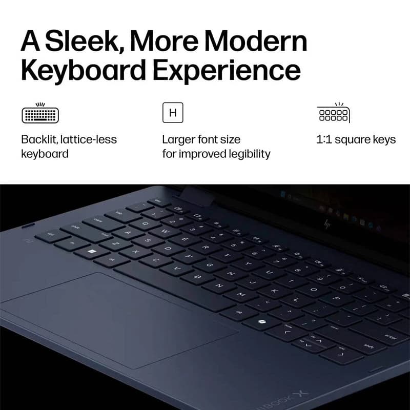 لپ تاپ 14 اینچی دو کاربره اچ پی مدل OmniBook X Flip 14-kp0023dx Core Ultra 7 355 24GB 512GB SSD Intel