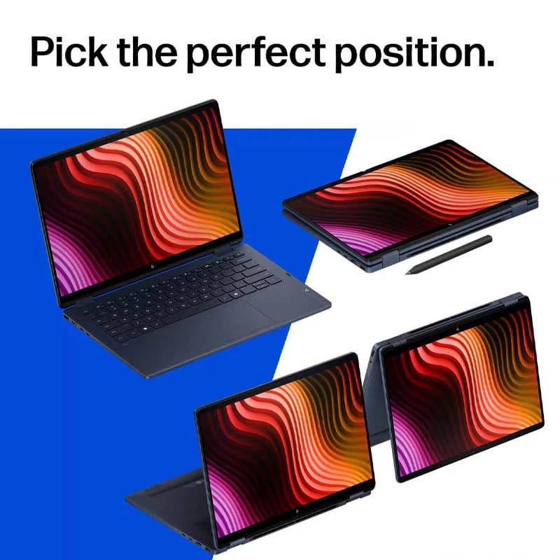 لپ تاپ 14 اینچی دو کاربره اچ پی مدل OmniBook X Flip 14-kp0023dx Core Ultra 7 355 24GB 512GB SSD Intel