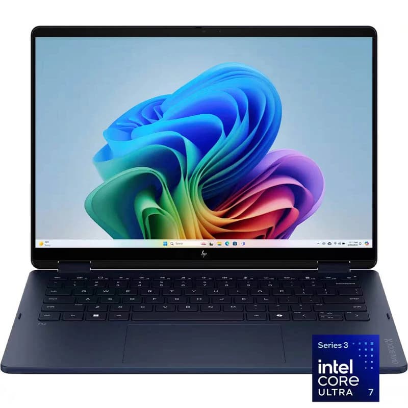 لپ تاپ 14 اینچی دو کاربره اچ پی مدل OmniBook X Flip 14-kp0023dx Core Ultra 7 355 24GB 512GB SSD Intel