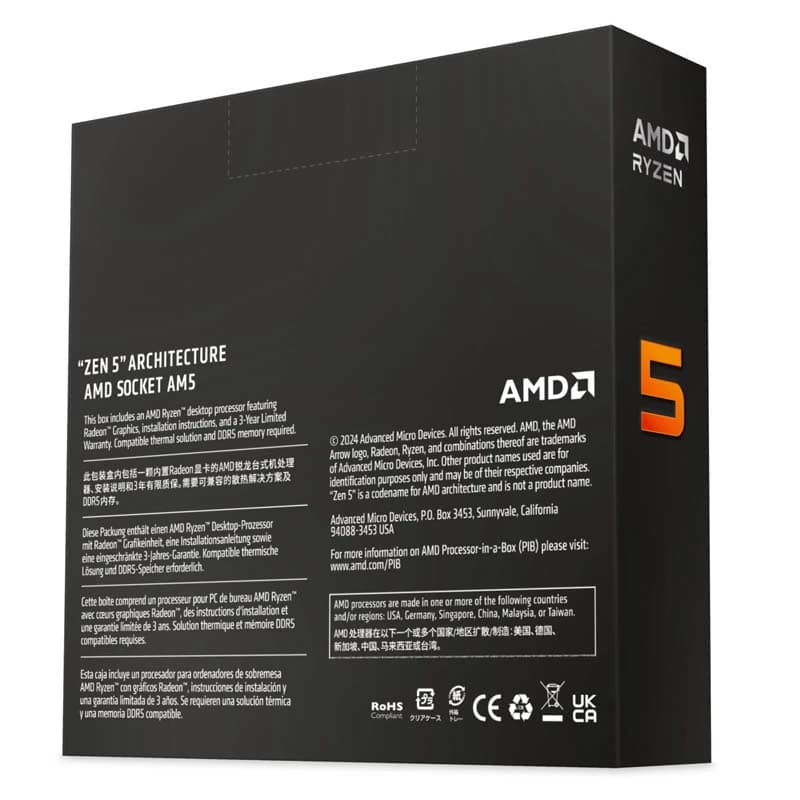 پردازنده ای ام دی مدل Ryzen 5 9600X