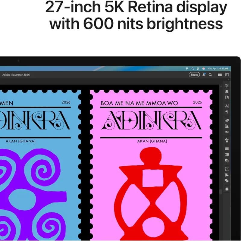 مانیتور 27 اینچی اپل مدل Studio Display MFEY4B/A