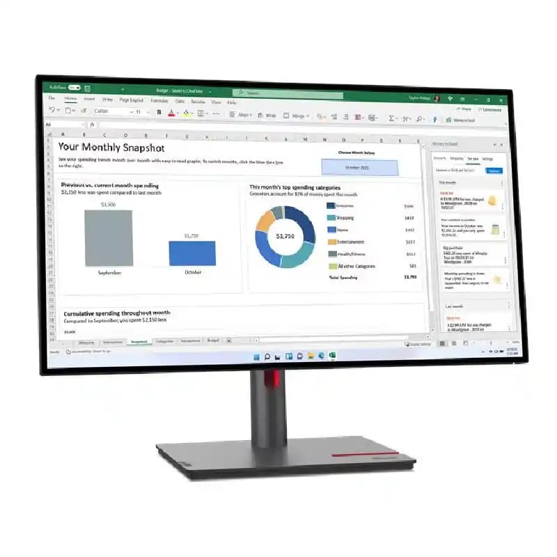 مانیتور 27 اینچی لنوو مدل ThinkVision P27q-30