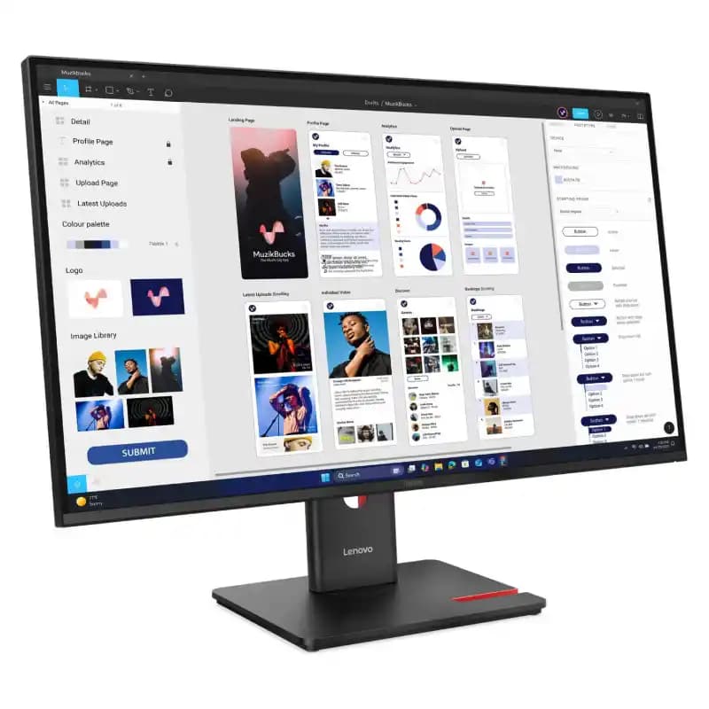 مانیتور 31.5 اینچی لنوو مدل ThinkVision T32UD-40