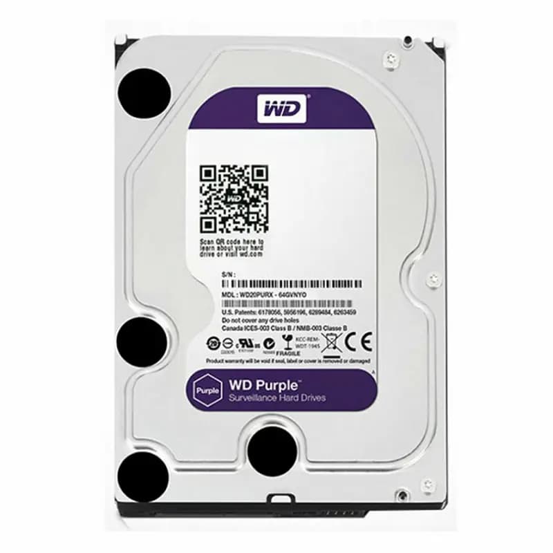 هارد دیسک اینترنال وسترن دیجیتال بنفش 2TB