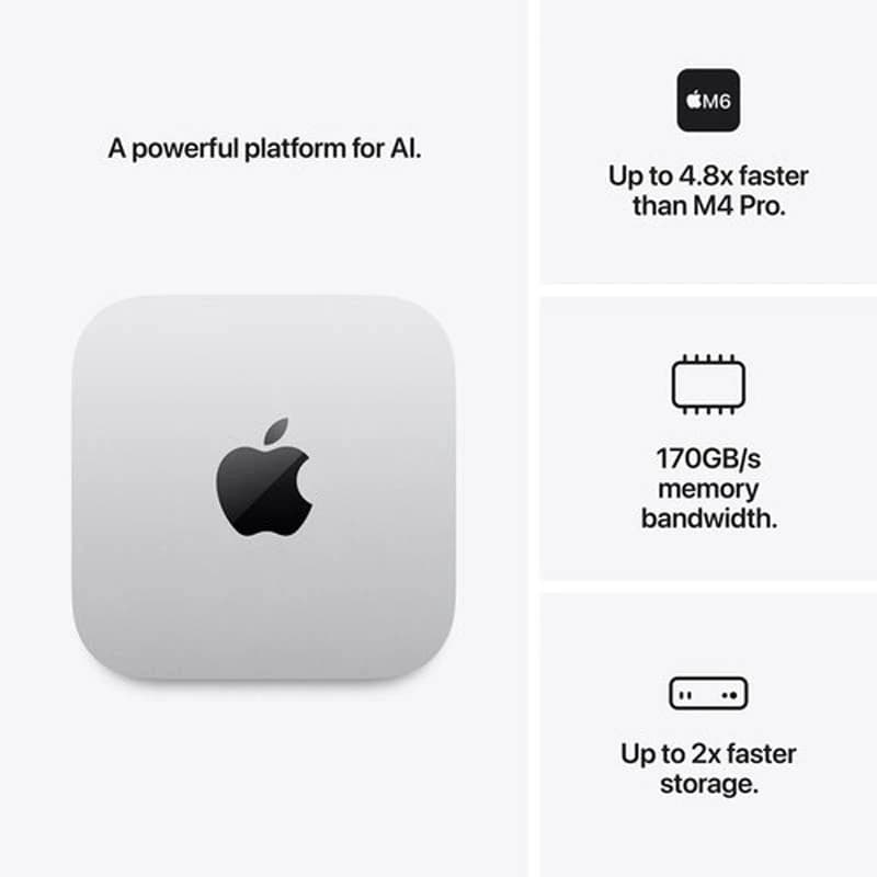 مک مینی اپل مدل MHQN4 M5 Pro 24GB 512GB SSD