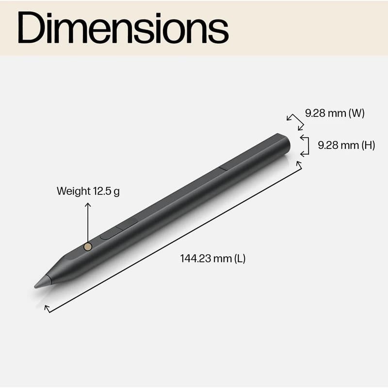 قلم نوری اچ پی مدل Rechargeable MPP 2.0 Tilt Pen