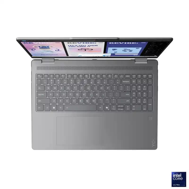 لپ تاپ 16 اینچی دو کاربره لنوو مدل Yoga 7 2-in-1 16ILL10 Core Ultra 7 256V 16GB 512GB SSD Intel